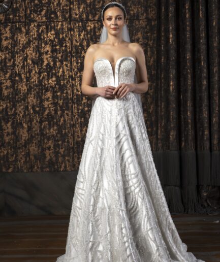 Liora A Kesim / Straplez Yaka Gelinlik - SE2451