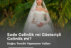 Sade Gelinlik mi Gösterişli Gelinlik mi