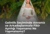 Gelinlik seçiminde fikir ayrığı